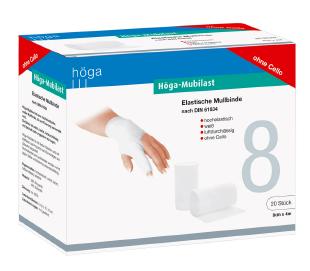 Höga-Mubilast,  8cm x 4m ohne Cello, elastische Mullbinde, á 20 Stück