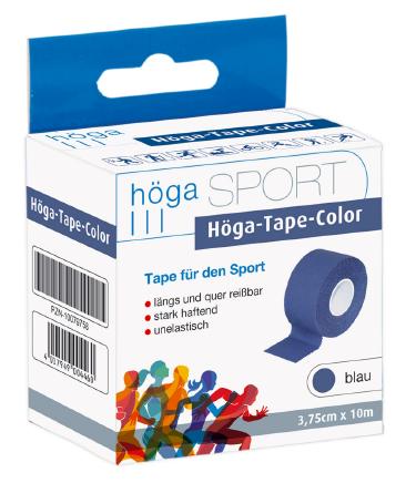  Höga-Tape-Color  3,75cm x 10m  blau, Tape für den Sport